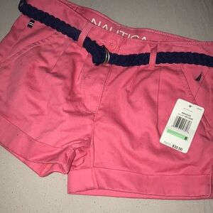 Pinkish peachish pink girl name brand nautica size 8 shorts